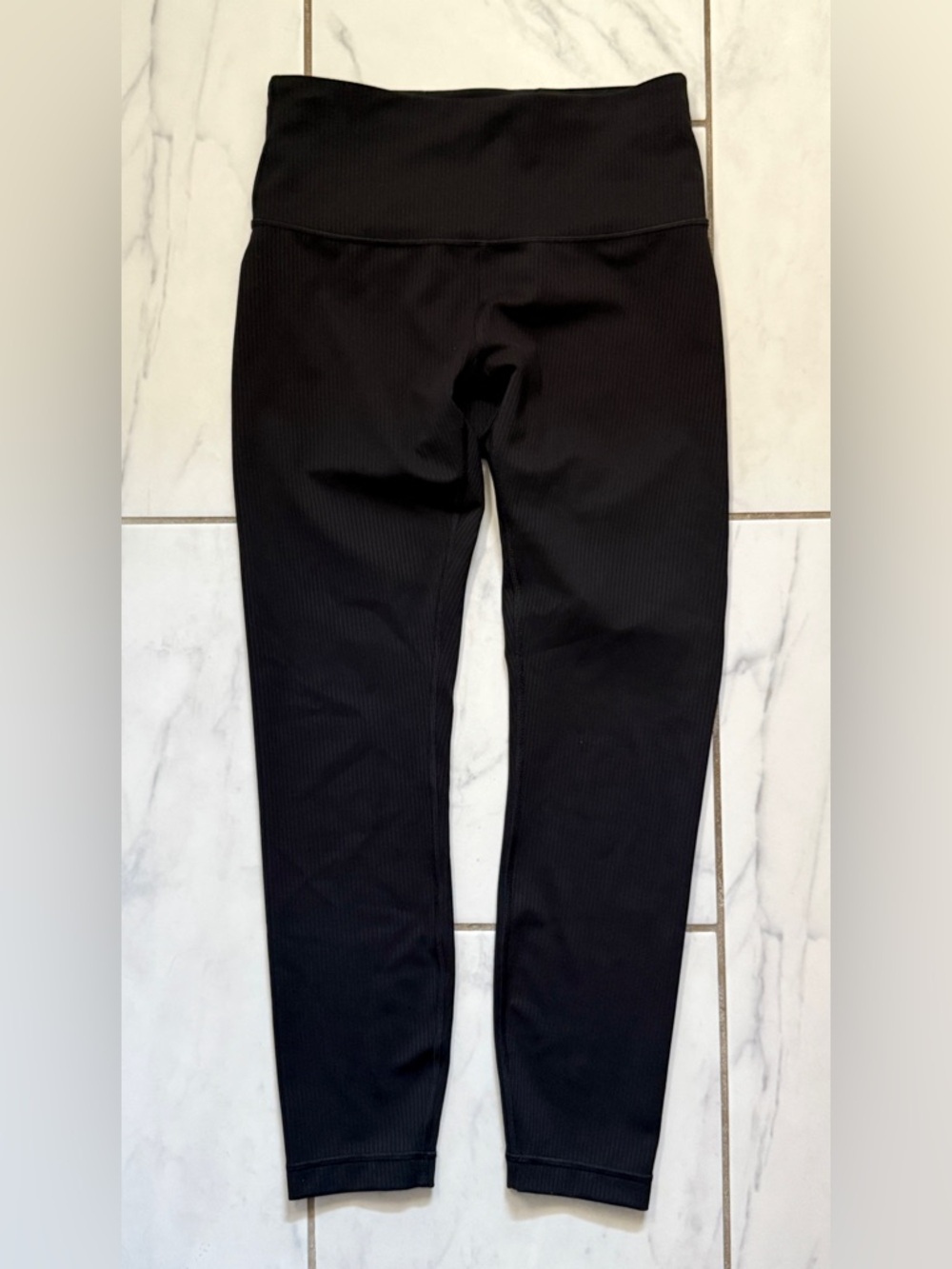 lululemon athletica Black Ribbed Wunder Train High-Rise Leggings 25”